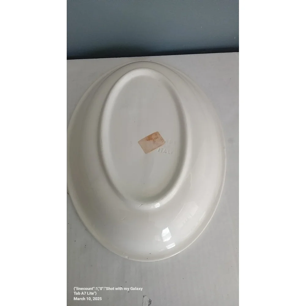 William Evans Platter Serving Dish Onion Vegetable Design Kitchen‎ Decor